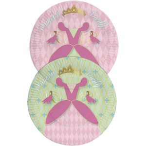 Disney Princess Borden 23cm 8 Stuks - Maak je Princess Party compleet!