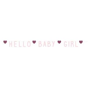 Ootje Kadootje Hart 'Hello Baby Girl' Wensletterlijn OK 8103