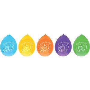 Ballonnen Abraham 10 stuks 30cm multi Rubber Haza Ballon (30.0000cm x cm)