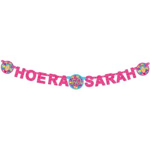 Haza Original Letterslinger ''hoera Sarah'' Multicolor