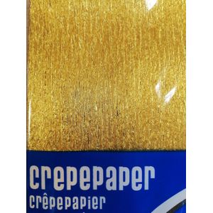 Haza Original Crêpepapier The Factory 150 X 50 Cm Goud Per Vel