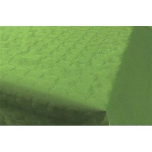 Damast Tafelkleed PapierROL 118cmx8m Licht Groen - Stijlvol en handig tafelkleed op rol