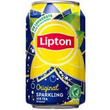 Lipton Ice Tea Sparkling Frisdrank Koolzuurhoudend Blik 330 ml