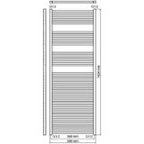 Haceka - Designradiator - Sahara - Wit - 1624mm x 590mm