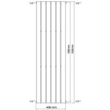 Haceka Designradiator Negev Wit 183x40cm