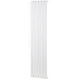 Designradiator haceka negev adoria 34x184 cm wit onderaansluiting (635 watt)