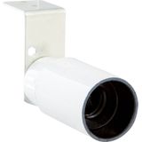 Fitting E14 met haakse beugel maximaal 40W wit