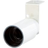 Fitting E14 met haakse beugel maximaal 40W wit