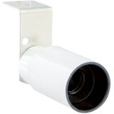 Fitting E14 met haakse beugel maximaal 40W wit