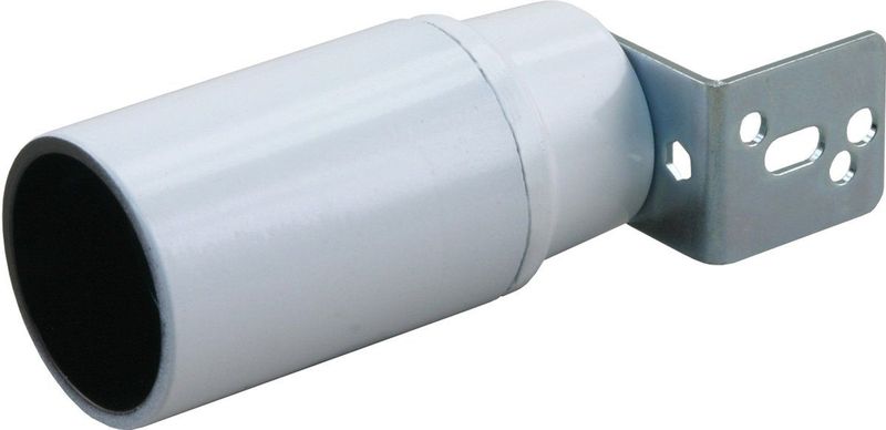 Fitting E14 met haakse beugel maximaal 40W wit