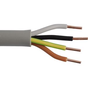 Buitenkabel XMvK - 4 x 2.5 mm² - 25 meter