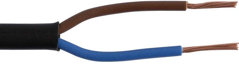 Huishoudsnoer - Plat - 2 Aderig - 10 Meter - 0.75 mm²