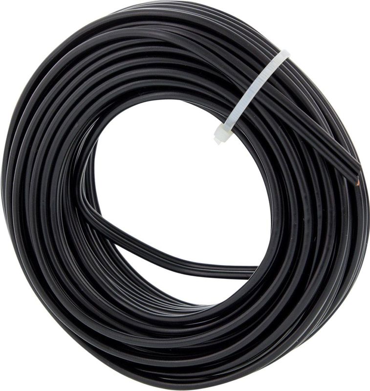 Tweelingsnoer - Zwart - 2x 0.75 mm² - 10 Meter