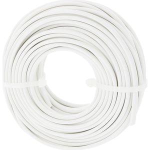 Huishoudsnoer - Plat - 2 Aderig - 10 Meter - 0.75 mm²