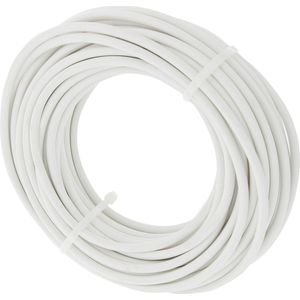 Huishoudsnoer - 20 Meter - 2 Aderig - 0.75 mm² - Bruin en Blauw