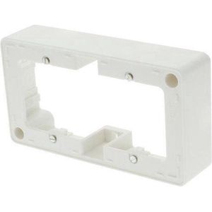 Berker M2 Opbouwraam - Afdekplaat - 2-voudig - Polarwit