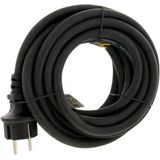 Exin - Aansluitsnoer - 5 Meter - Schuko Stekker - Rubber