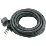 Exin - Aansluitsnoer - 5 Meter - Schuko Stekker - Rubber