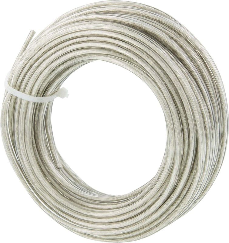 Tweelingsnoer - Transparant vertind - 2x 0.75 mm² - 10 meter