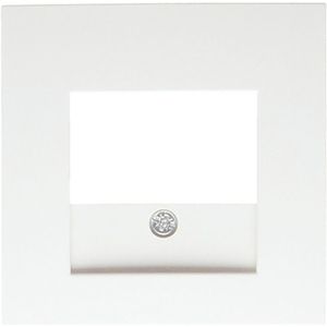 Berker S1 centraalplaat USB Mat wit