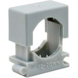 Drukzadel - Grijs - Kunststof - Aantal: 10 stuks - Diameter: 12 - 20 mm