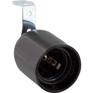 Q-link - E27 Fitting - Zwart - Haakse Beugel - 60W