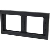 BERKER K1 Afdekraam 2-voudig antraciet