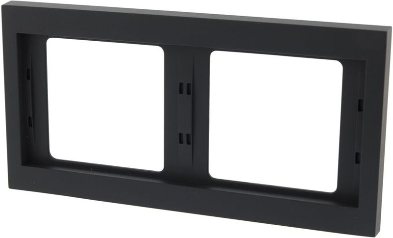 BERKER K1 Afdekraam 2-voudig antraciet