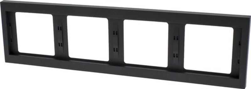 BERKER K1 Afdekraam 4-voudig antraciet