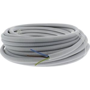 Elektrabuis - Flexibel - 20 Meter - Ø 16 Mm - 3-Aderig - Inclusief Installatiedraad