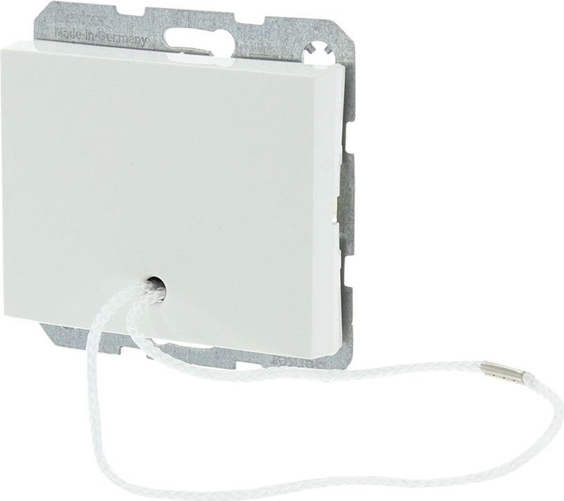 Trekschakelaar - Polarwit - Kunststof - Voor 1 Lamp