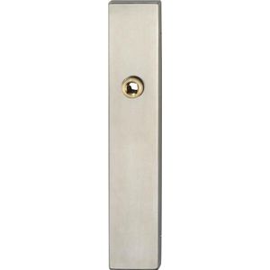 Impresso schild blind, vierkant, verdekt, rvs 41 x 226 x 10 mm