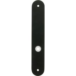 Zwart ovalen deurschild binnendeur