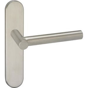 Impresso Alton RVS geborsteld op Ovaal schild WC63/8