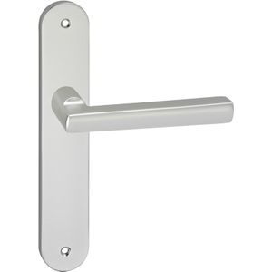 Impresso Leeds Deurklink – Deurbeslag – Ovaal – Deurschild met Schroef – Aluminium