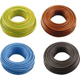 Montagedraad - Set van Vier - 20 Meter per Draad - Hoogwaardig Stroomdraad