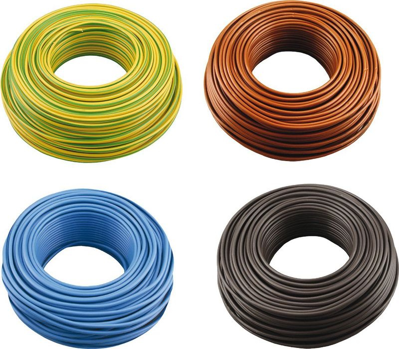 Montagedraad - Set van Vier - 20 Meter per Draad - Hoogwaardig Stroomdraad
