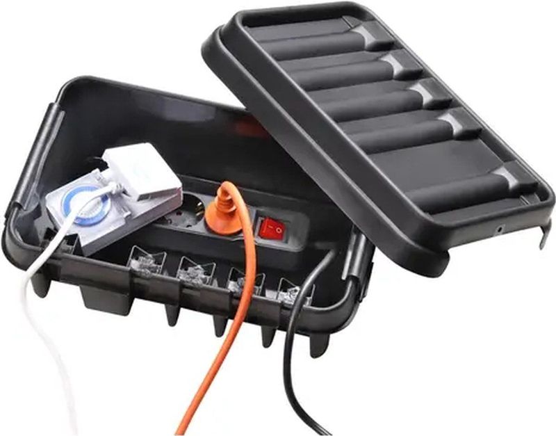 Q-Link Kabeldoos - IP55 Waterdicht - Lege Verbindingsdoos - Zwart