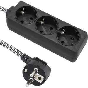 Q-LINK - Stekkerdoos - 3-voudig - 1.5 Meter Kabellengte - 230V/16A