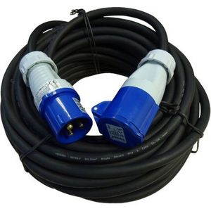 Vrijbuiter CEE verlengkabel - 20 meter - 3 x 2.5mm² - Max 3500 watt - Neopreen - Spatwaterdicht