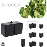 Q–Link - Combinatie Schakelaar - Stopcontact met Wisselschakelaar - Zwart - IP54 Spatwaterdicht