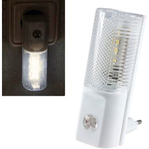 Q-Link LED Nachtlampje - met Lichtsensor - Stopcontact Sensorlampje - Wit LED Licht - Dag en Nacht Sensor - Kinderen en Volwassenen