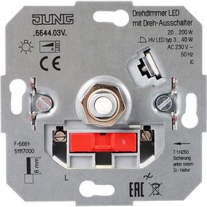 JUNG dimmer - LED verlichting 3 tot 40 W - draai/uit