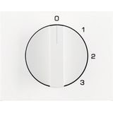 BERKER K1 Centraalplaat 3-standenschakelaar polarwit