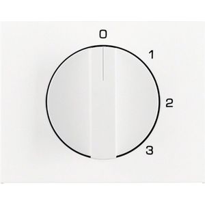 BERKER K1 Centraalplaat 3-standenschakelaar polarwit