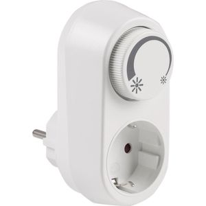Q-Link Stekkerdimmer – LED Dimmer – Dimmer Stopcontact – 3 tot 24 Watt – Wit