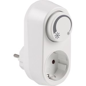 Q-Link Stekkerdimmer – LED Dimmer – Dimmer Stopcontact – 3 Tot 24 Watt – Wit