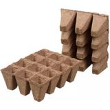 Nature Turfpottrays 12 vakjes - 6 stuks