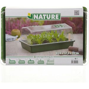 Nature - Mini-kweekbak (met ventilatie) - H18 x 37,5 x 24cm - groen - kweken