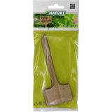 Nature Plantetiketten/plantenlabels - 5x - naturel - bamboe - 14,5 cm - steeketiketten